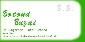 botond buzai business card